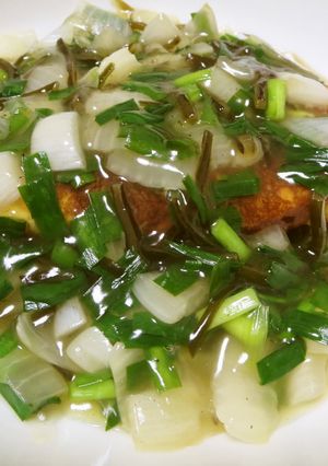 塩昆布で☆中華あんかけ風オムレツ-レシピのメイン写真
