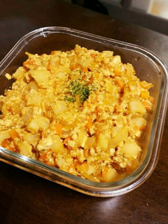 蓮根と豆腐のドライカレー-レシピのメイン写真