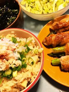 カニの炊き込みご飯-レシピのメイン写真