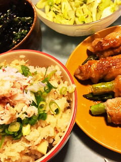カニの炊き込みご飯-レシピのメイン写真