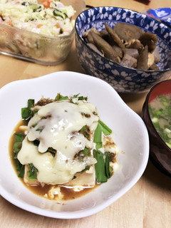 やみつき!豆腐とニラのマヨネーズがけ-レシピのメイン写真