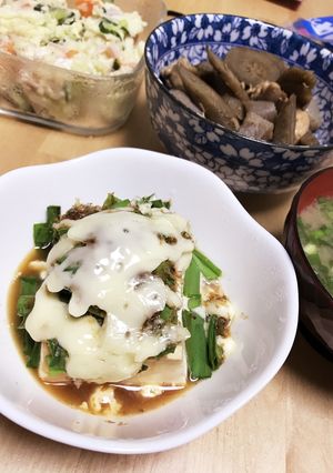 ☆豆腐とニラのお通し/居酒屋３分メニュー-レシピのメイン写真