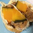納豆とかぼちゃの油揚げ包み