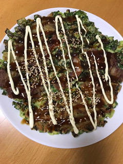 わけぎ お好み焼き風-レシピのメイン写真