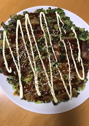 わけぎ お好み焼き風-レシピのメイン写真