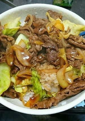 焼き肉風味の丼-レシピのメイン写真