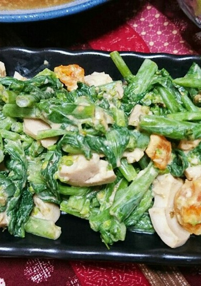 菜の花と卵の海苔マヨ和え-レシピのメイン写真