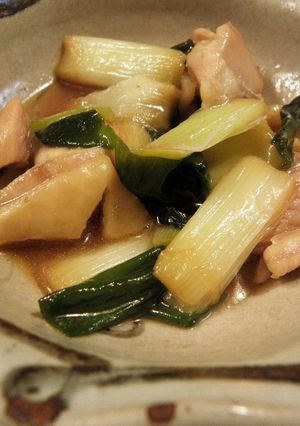 鶏と長ネギの簡単煮物♪-レシピのメイン写真