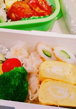 家族4人お弁当4/10-レシピのメイン写真