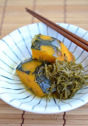 がごめ昆布きざみとかぼちゃ煮【作りおき】-レシピのメイン写真