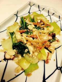 たこと青梗菜のいためもの-レシピのメイン写真