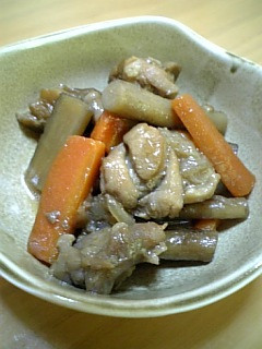 鶏とごぼうの素朴な煮物-レシピのメイン写真