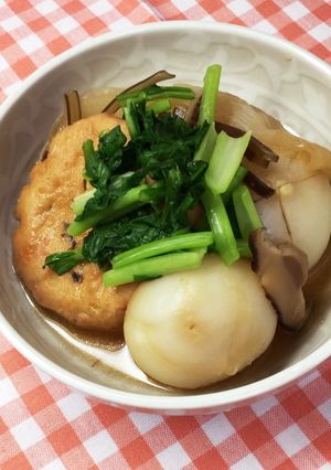 ヘルシー❣️新玉ねぎとかぶの煮物-レシピのメイン写真