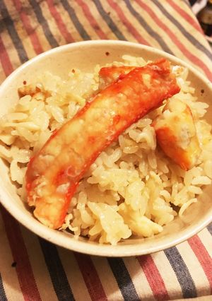 カニの炊き込みご飯-レシピのメイン写真