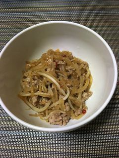 中華風もやしひき肉炒め-レシピのメイン写真