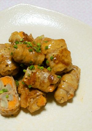 お弁当にも！オイマヨ肉巻きごぼう！-レシピのメイン写真