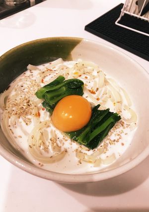 レンジで簡単☆牛乳でミルキーピリ辛うどん-レシピのメイン写真