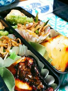 真鯛の漬け込み焼き魚弁当-レシピのメイン写真