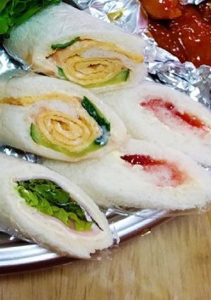 簡単♪失敗なしのロールサンド♥-レシピのメイン写真