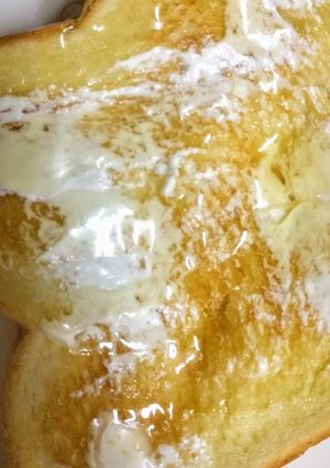 クリームチーズトースト☆ハニーマーガリン-レシピのメイン写真