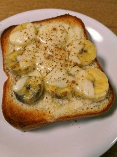 バナナチーズトースト-レシピのメイン写真