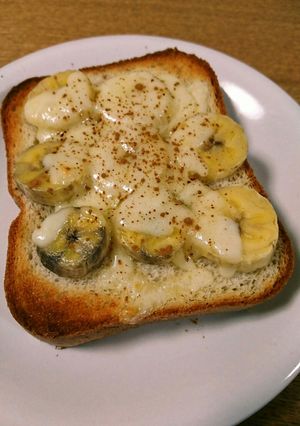 バナナチーズトースト-レシピのメイン写真