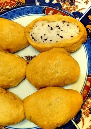 甘めに煮詰めた油揚げ&おいなりさん➰ღ-レシピのメイン写真