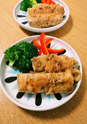 甘辛満足豚コン照り焼きステーキ-レシピのメイン写真
