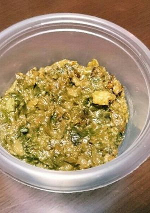 今が旬！ばっけ味噌(ふきのとう味噌)-レシピのメイン写真