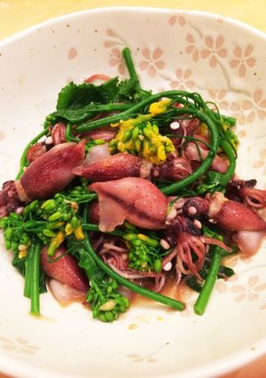 春満載☆ホタルイカと菜の花の辛子酢味噌-レシピのメイン写真