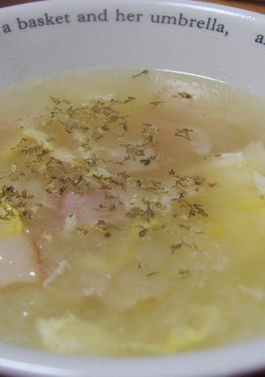 卵とベーコンと玉ねぎのスープ-レシピのメイン写真