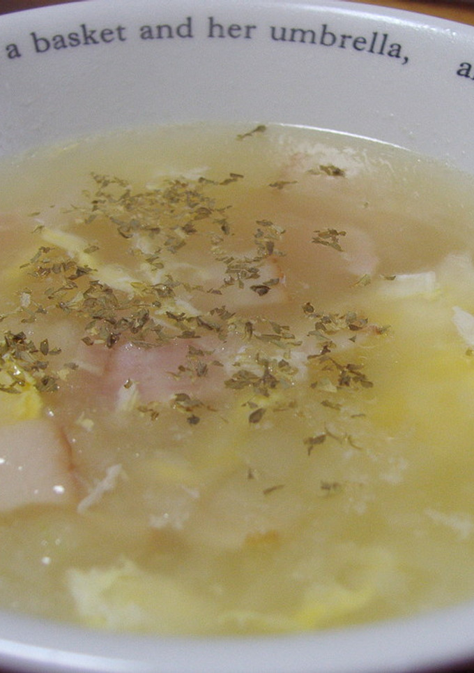 卵とベーコンと玉ねぎのスープ-レシピのメイン写真