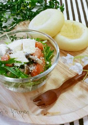 水菜とお豆腐のヘルシー♥フレッシュマリネ-レシピのメイン写真