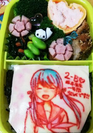 笑顔で桜ノ雨♪キャラ弁✱-レシピのメイン写真
