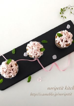 春満開〜桜色マフィン♡-レシピのメイン写真