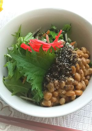 納豆サラダ丼-レシピのメイン写真