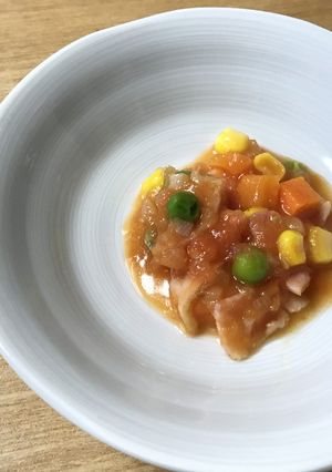 子供飯☆ベーコンと野菜のトマト煮-レシピのメイン写真