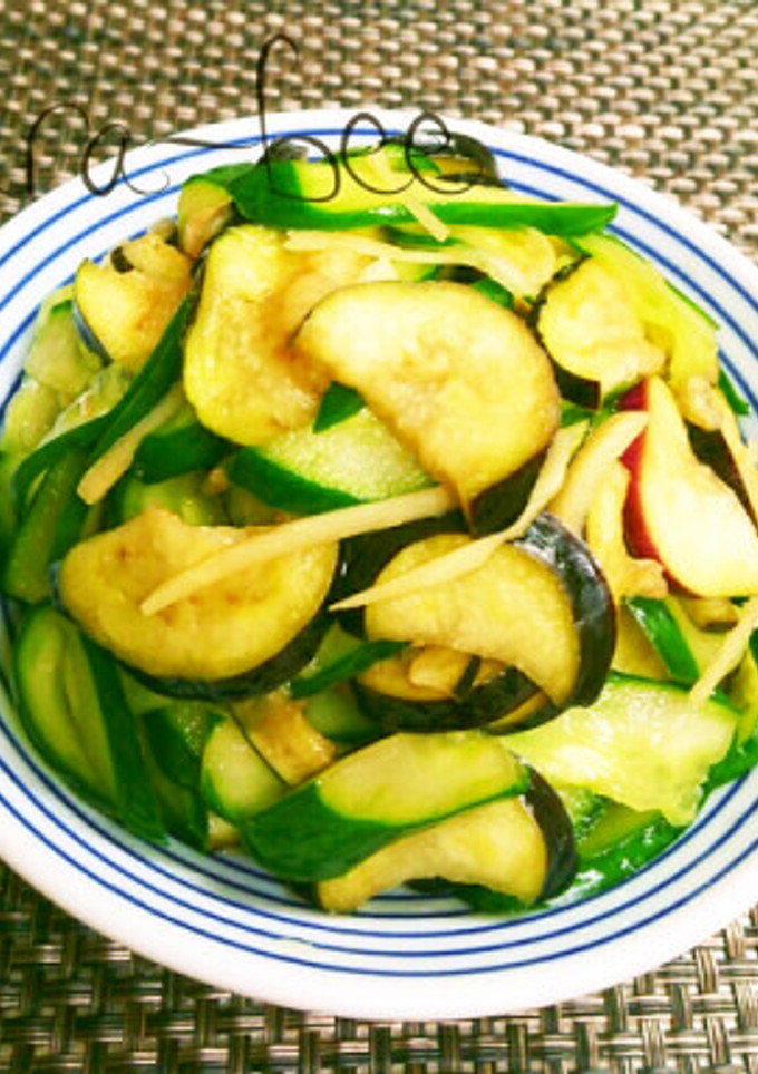 夏の簡単箸休め♪茄子きゅうりもみもみ-レシピのメイン写真