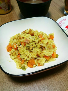 炊飯器で簡単♪野菜たっぷりカレーピラフ-レシピのメイン写真