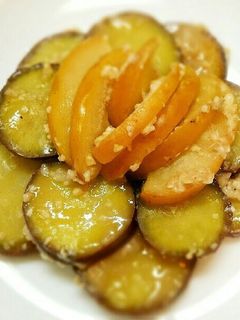 甘酒で★リンゴと薩摩芋の重ね煮★自然食-レシピのメイン写真