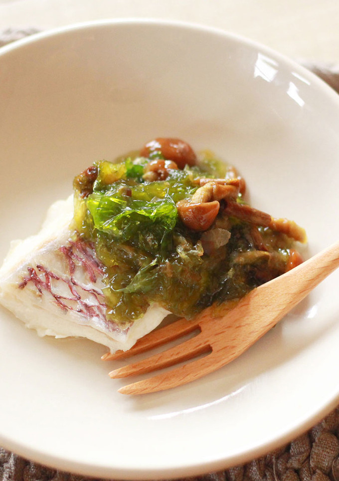 【離乳食後期】魚の青さのりだし煮かけ-レシピのメイン写真