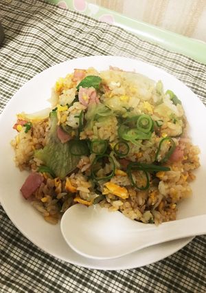 【コンビニシリーズ】本格カニレタス炒飯-レシピのメイン写真