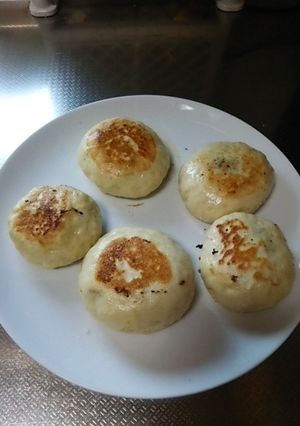 中華鍋1個で作る大根葉っぱのお焼き-レシピのメイン写真