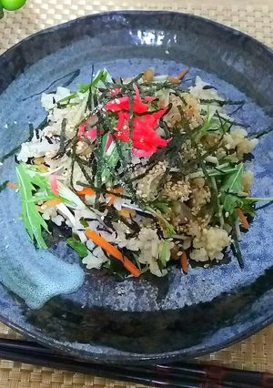 納豆ちらしサラダ仕立て-レシピのメイン写真