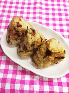 防災ストック♪アルファ米の焼きおにぎり-レシピのメイン写真