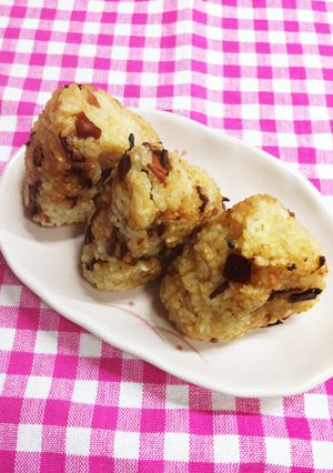 防災ストック♪アルファ米の焼きおにぎり-レシピのメイン写真