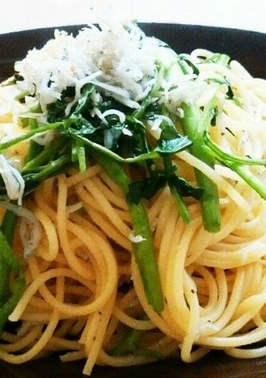 クレソンとしらすのパスタ-レシピのメイン写真