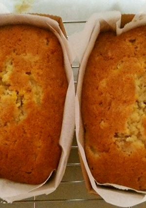 ふわふわバナナとクルミのパウンドケーキ-レシピのメイン写真