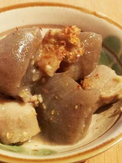 簡単!こんにゃくと鶏肉の甘辛味噌煮-レシピのメイン写真