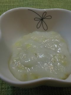 ミルクバナナ粥【離乳食初期】-レシピのメイン写真